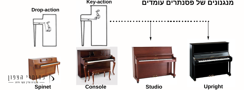 מנגנונים של פסנתרים קטנים